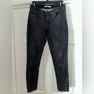 Levi’s Black 711 Skinny Jeans size 27